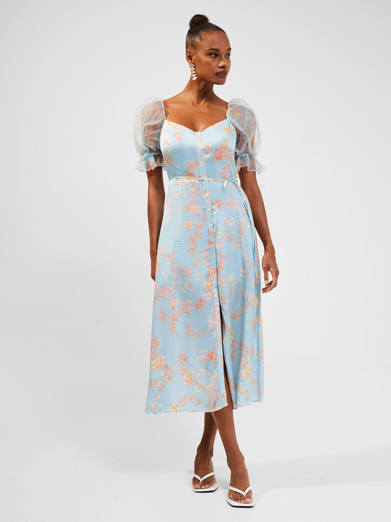 Diana Drape Midi Dress Forget Me Not ...